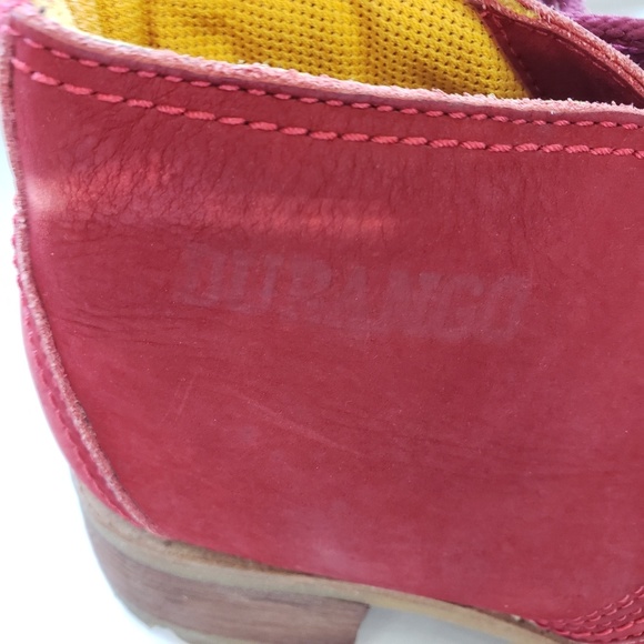 Durango Red Suede Chukka Heeled Lace Up Square To… - Picture 5 of 8